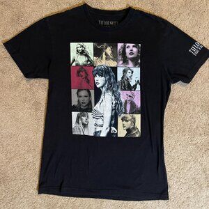 Taylor Swift The Eras Tour T-shirt Adult M Black Official Merch Concert Music